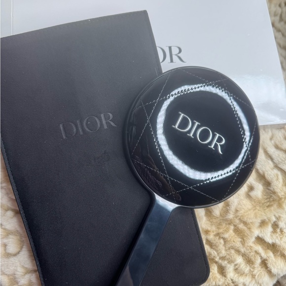 Dior Glossy Black Handheld Mirror Novelty Mirror - Picture 8 of 8